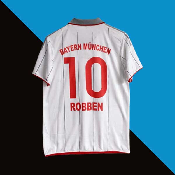 Fc bayern 2009-10 third jersey Robben Cyberried store number 10 printed