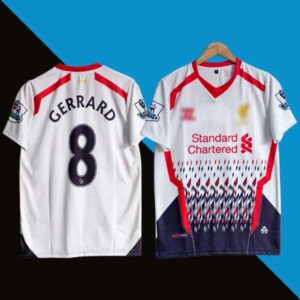 Liverpool 2013-14 away jersey gerrard number 8 printed