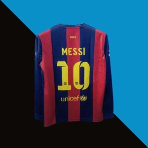 Messi Barcelona 2014-15 UCL Final Full Sleeve Jersey | Retro collection