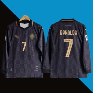 Portugal 2025-26 Cristiano Ronaldo black full-sleeve jersey product