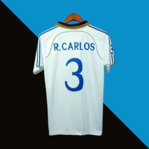 Real Madrid Roberto Carlos 1999-2000 Home Jersey | Retro Collection