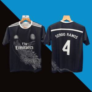 Real madrid 2014-15 third jersey ramos 4 back print cyberried store