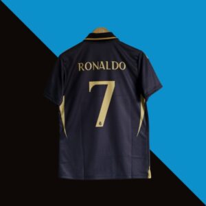 Real Madrid C.Ronaldo Black Gold Special Jersey