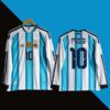 Messi Barcelona 2026 World Cup Home Full Sleeve Jersey Cyberried