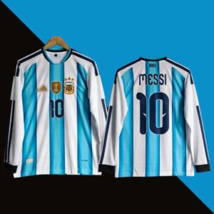 Messi Barcelona 2026 World Cup Home Full Sleeve Jersey Cyberried