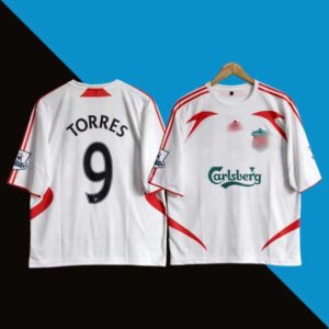 Liverpool 2007-08 torres away five sleeve jersey product cyberried
