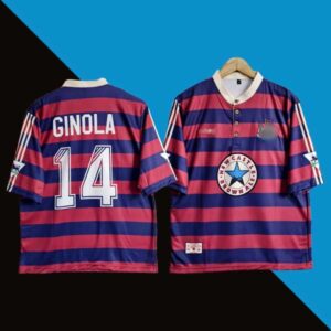 Newcastle united 1995-96 ginola away oversized jersey product cyberried