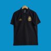 Argentina black polo collar t-shirt cyberried product