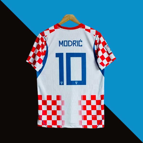 Croatia 2026 world cup home jersey modric 10 product cyberried back print