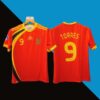 Spain 2009 home jersey torres 9 product cyberried