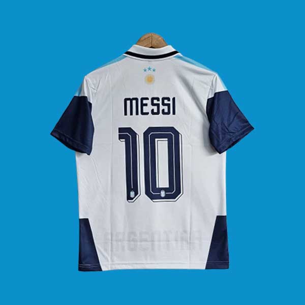 Argentina 2026 training white jersey product cyberried back messi 10 print