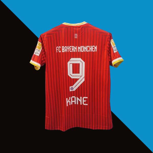 Bayern munich 2026-27 home jersey kane 9 product back print
