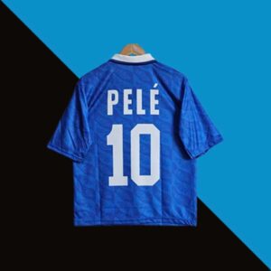 Brazil 1991-93 Pele Away Oversized Jersey | Retro Jersey
