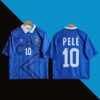 Brazil 1991-93 pele away collar oversized jersey product