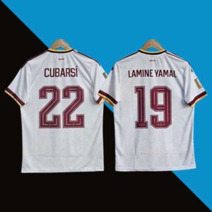 Spain 2026 world cup away jersey 2 star wc winning badge cyberried