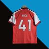 Arsenal 2026-27 home jersey product cyberried back print rice 41
