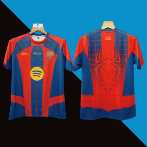 Fc barcelona spiderman jersey red product cyberried