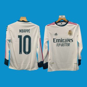 Real madrid 2026-27 home full sleeve jersey mbappe 10 back print product