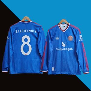Manchester united 2026-27 away full sleeve jersey bruno fernandaz 8 back print product