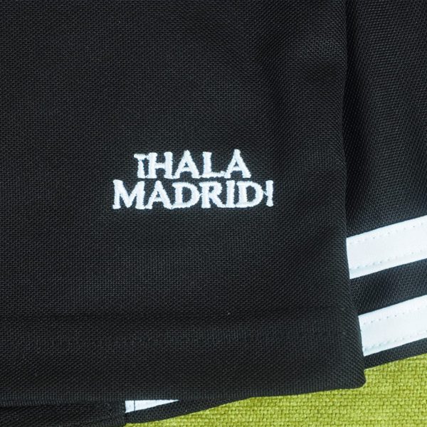 Real madrid mars polo collar t-shirt black cyberried product hala madrid